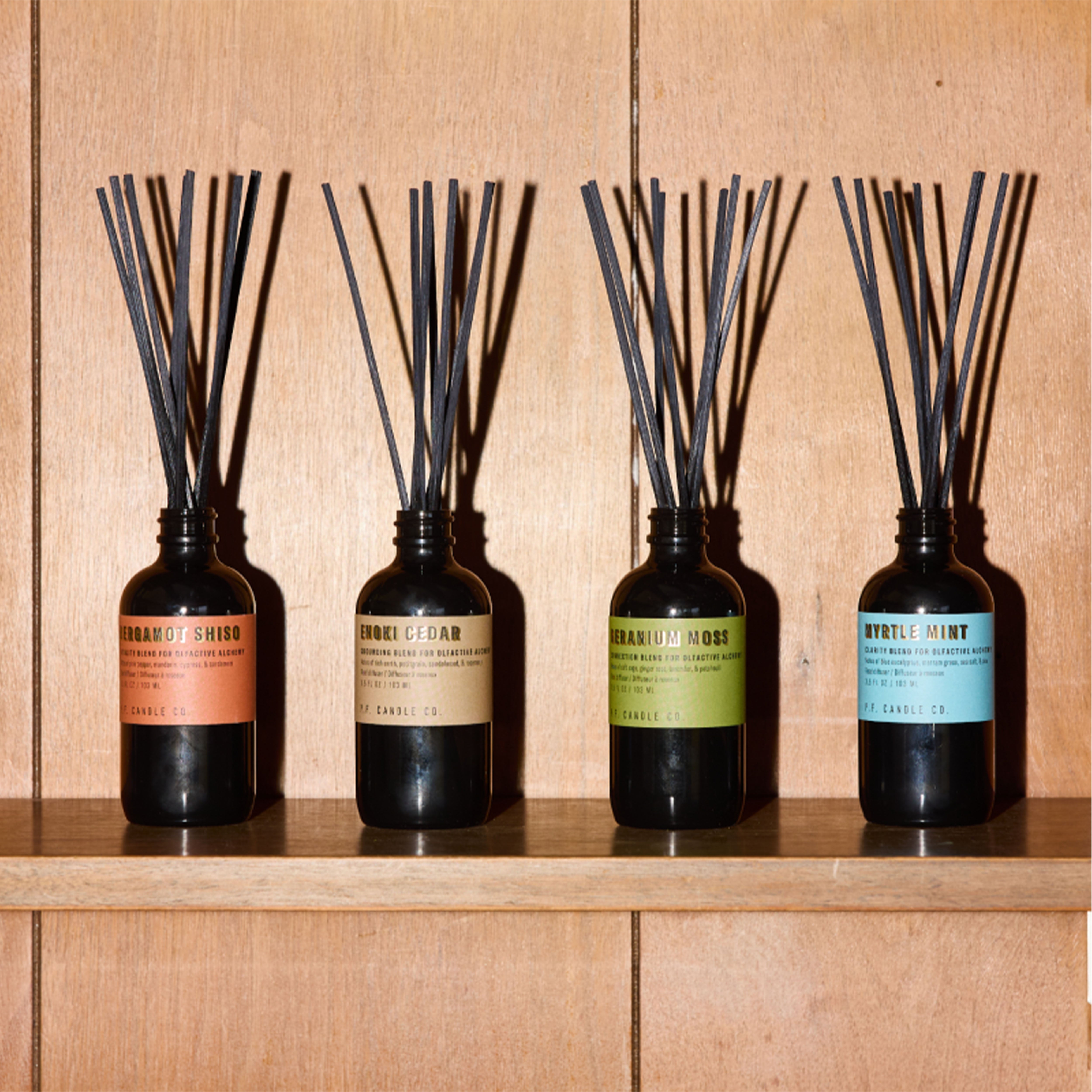 P.F. Candle Co. Bergamot Shiso - Alchemy 3.5 oz Reed Diffuser