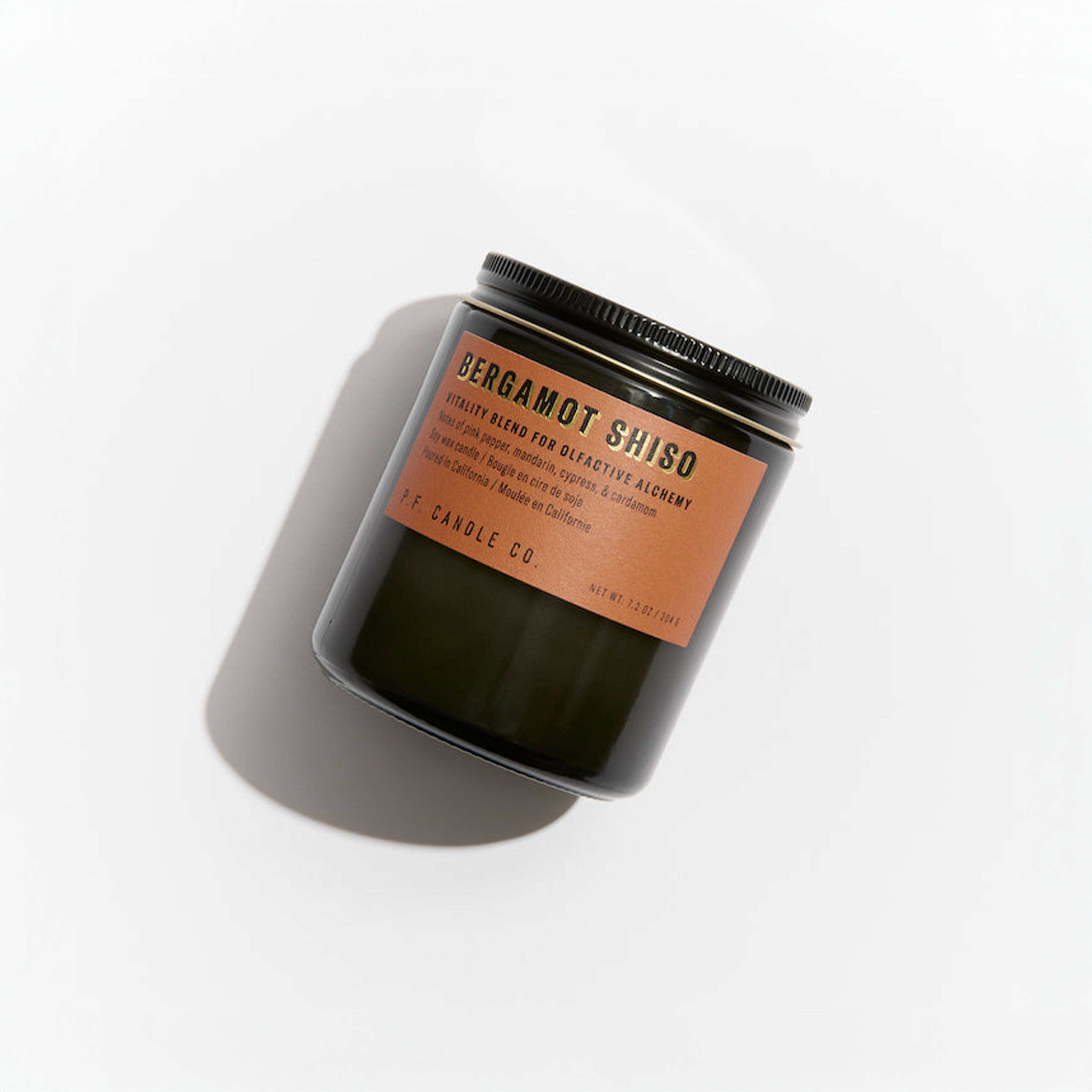 P.F. Candle Co. Bergamot Shiso - 7.2 oz Alchemy Soy Candle