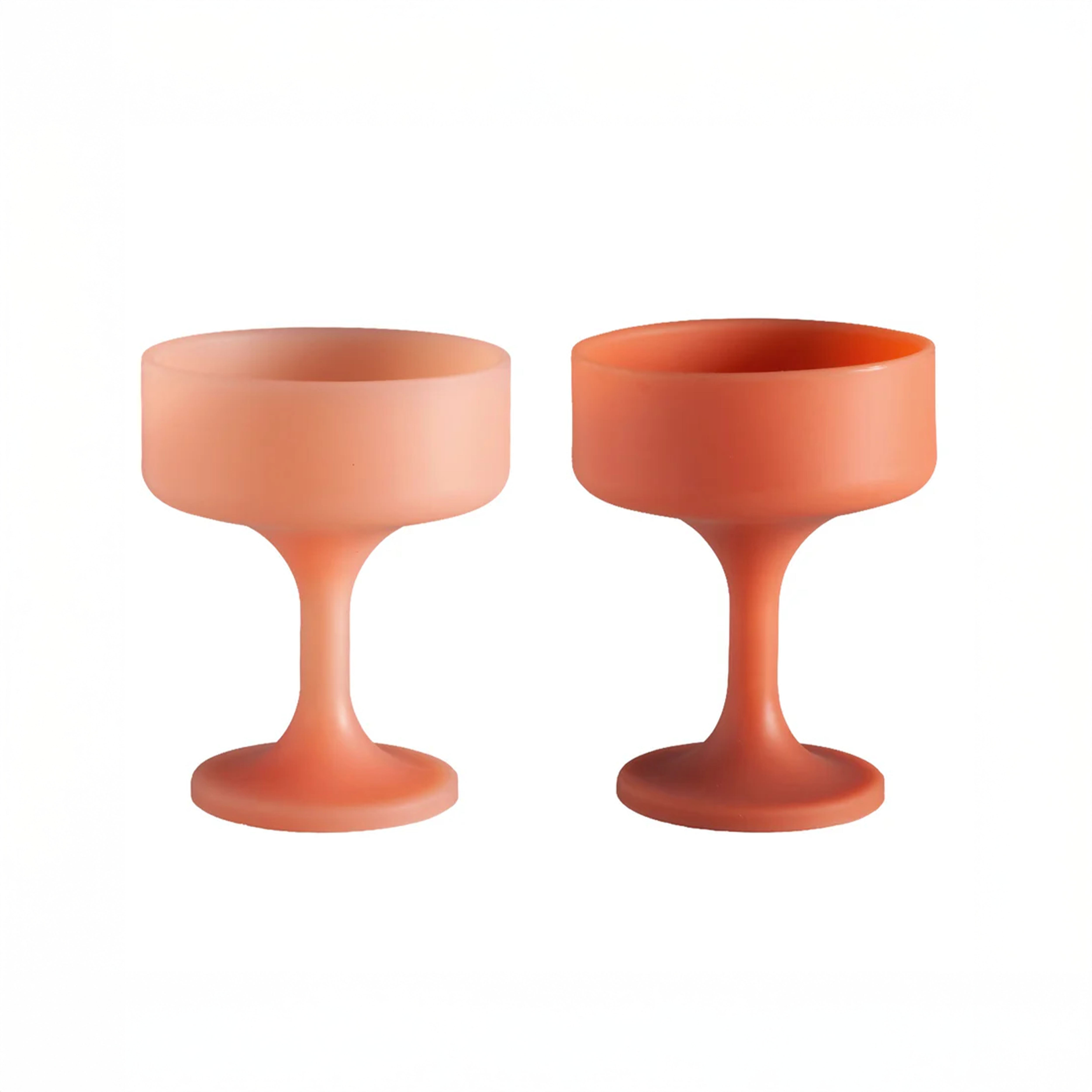 Porter Green terra + peach | mecc | silicone unbreakable cocktail glasses