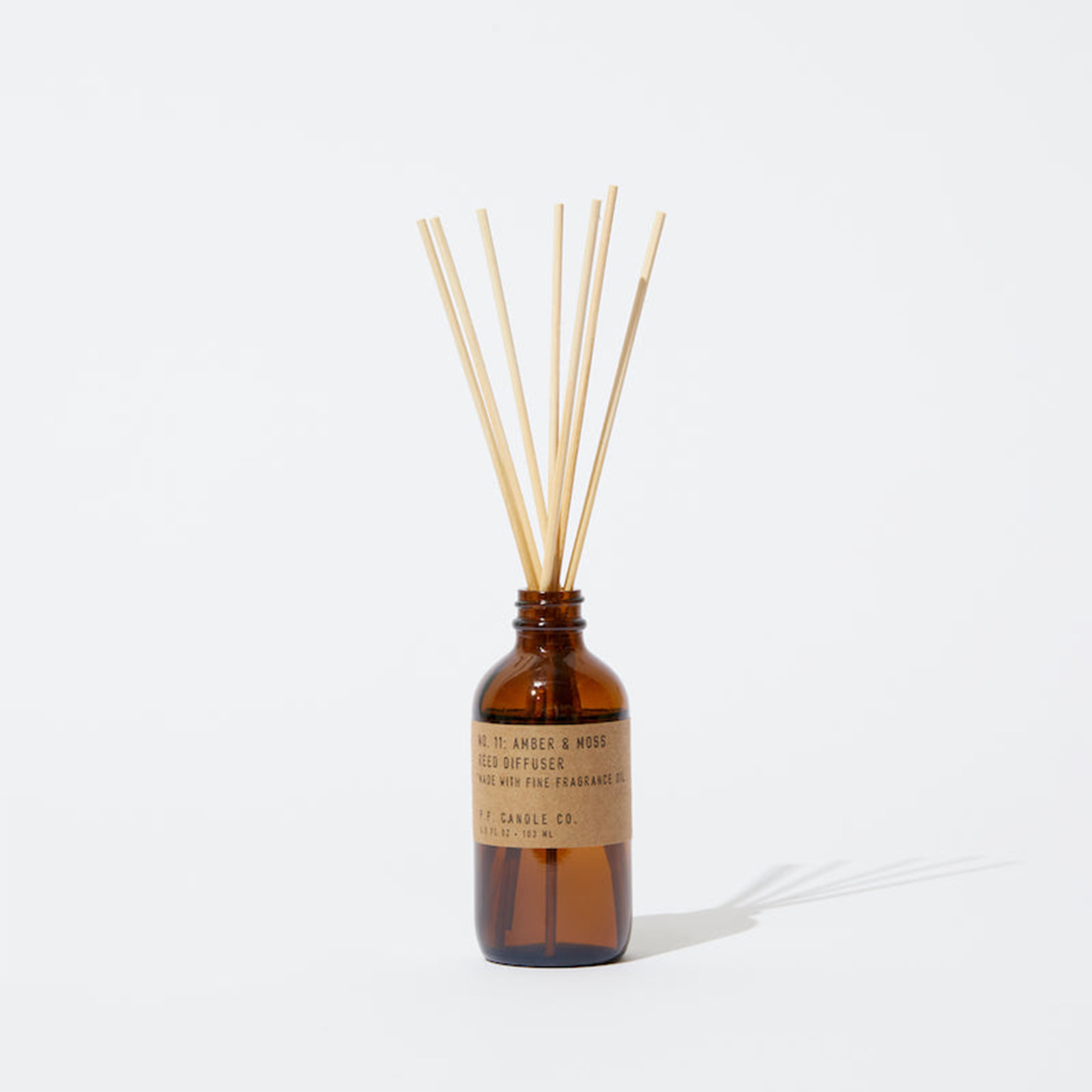 P.F. Candle Co. Amber & Moss - 3.5Oz Reed Diffuser