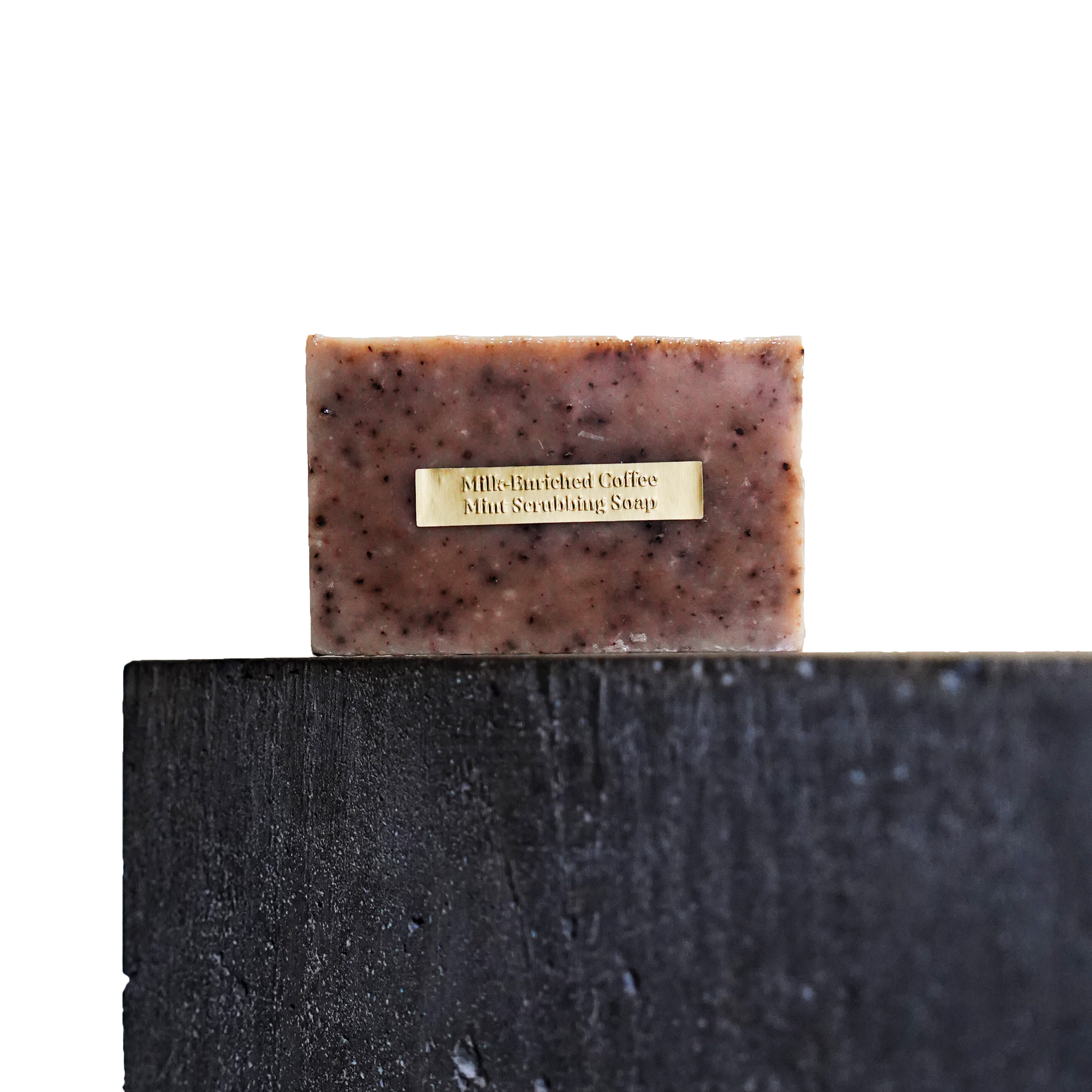 Milk-Enriched Coffee Mint Scrubbing Soap