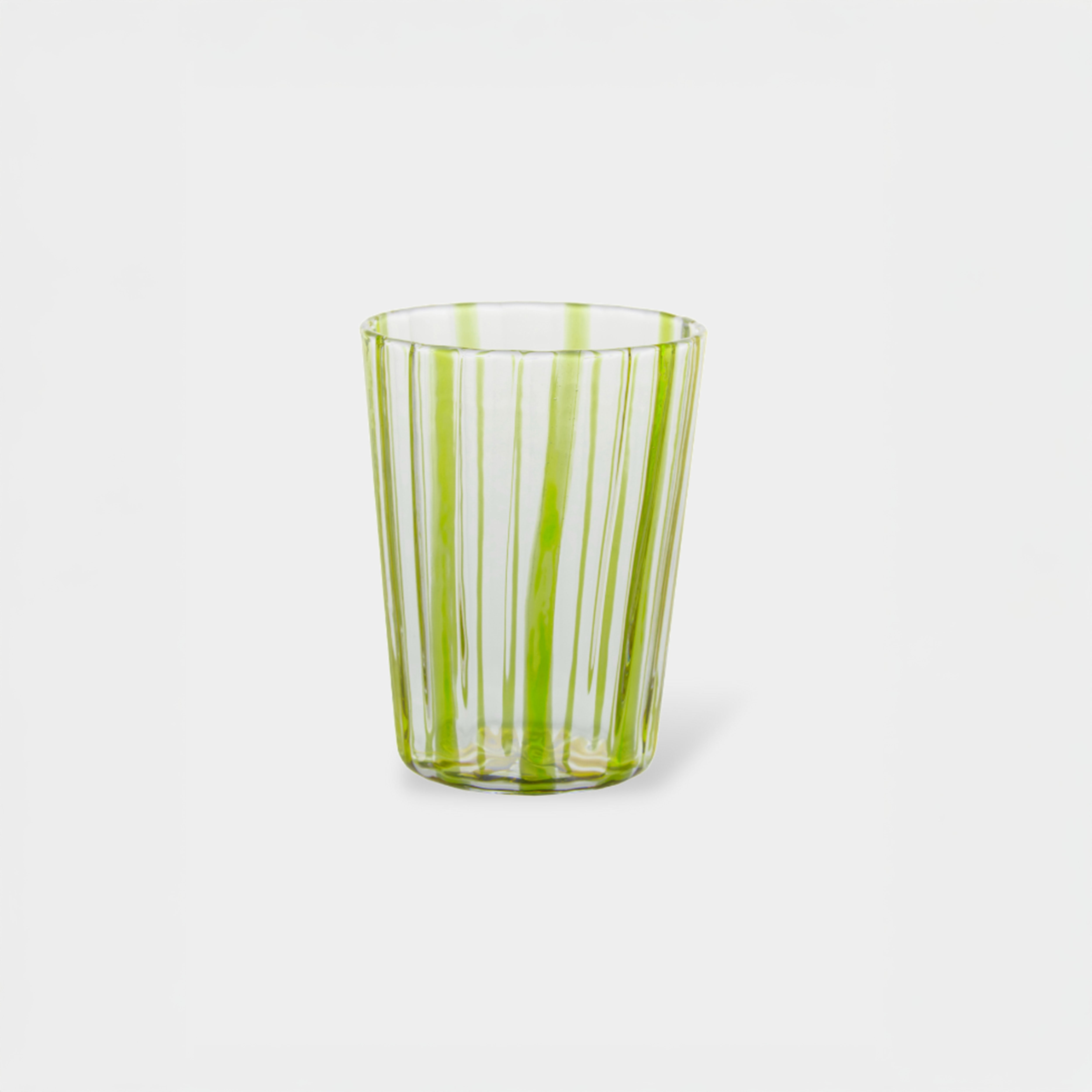 TUTTOATTACCATO Impilabile Blown Glass - LimeGreen