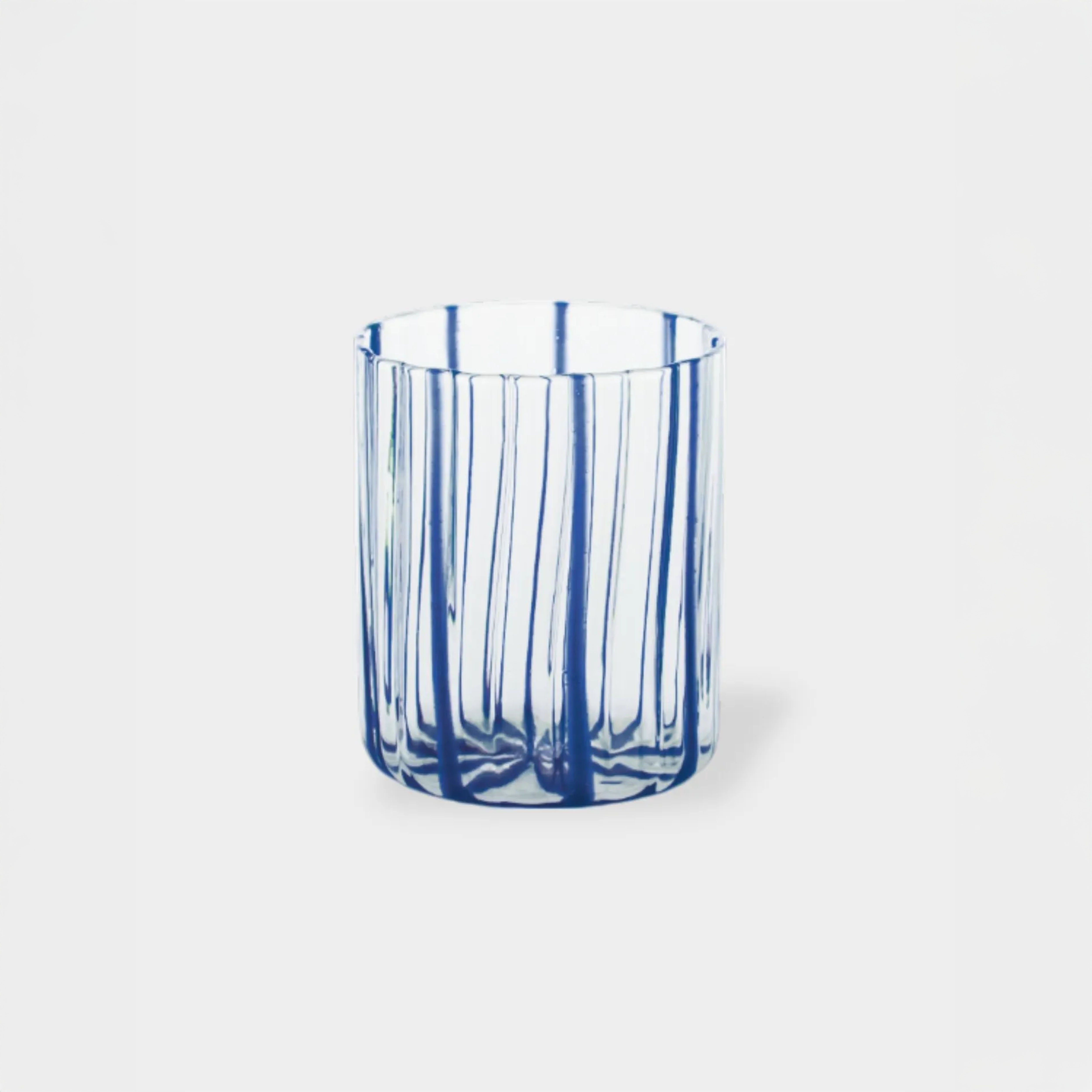TUTTOATTACCATO Loos Blown Glass Tumbler Blue