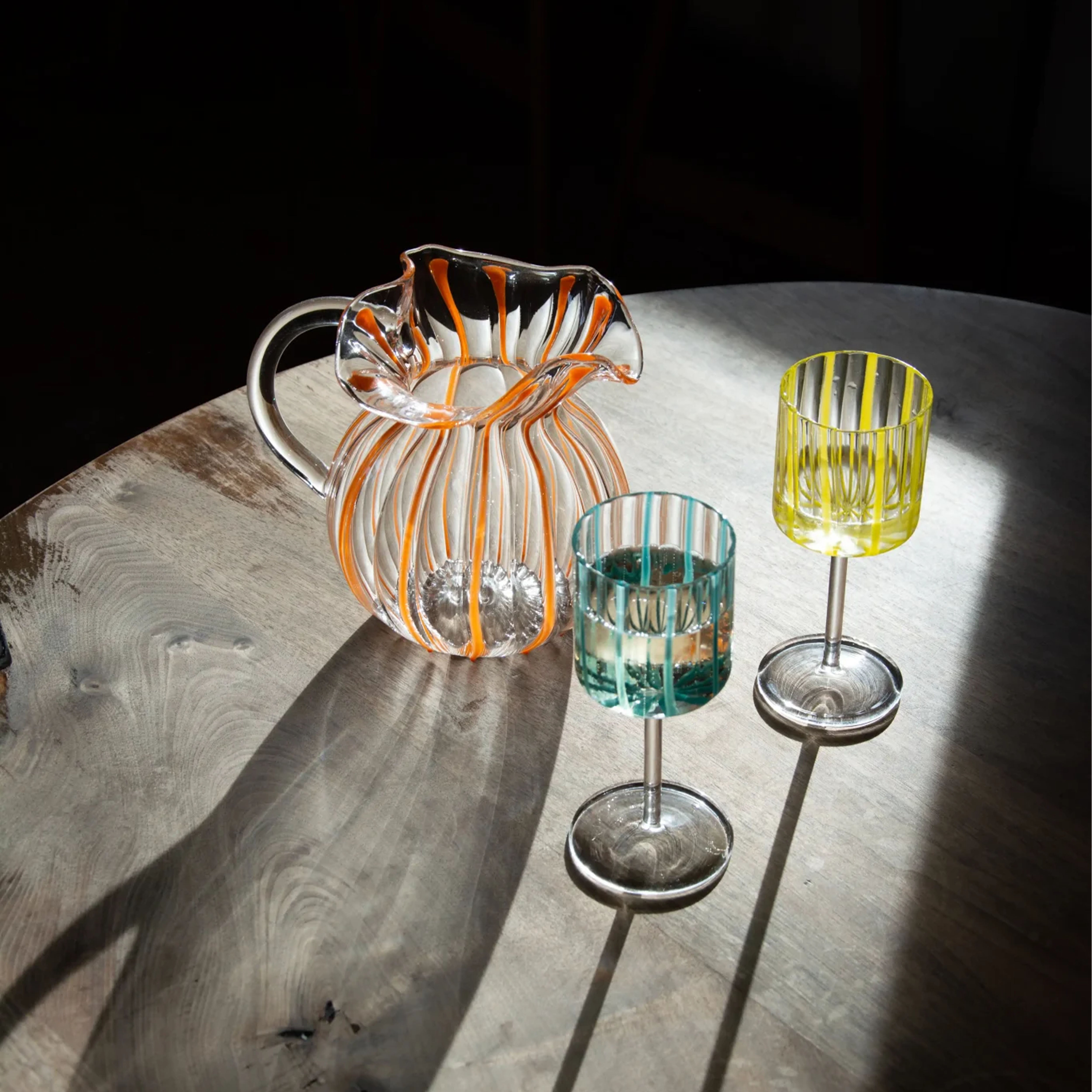 TUTTOATTACCATO Torcello Glass Carafe Amber